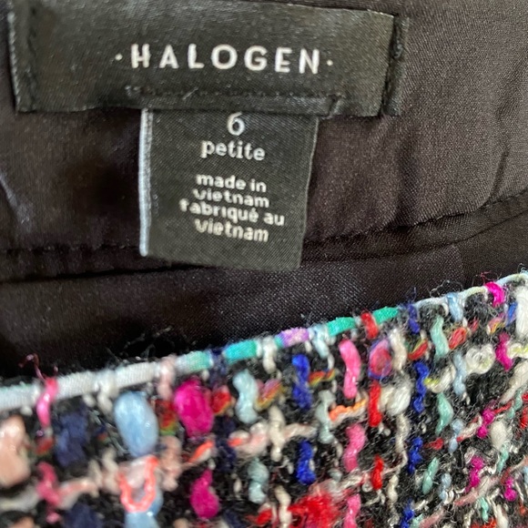 New Halogen multicolored tweed pencil skirt - Picture 3 of 5